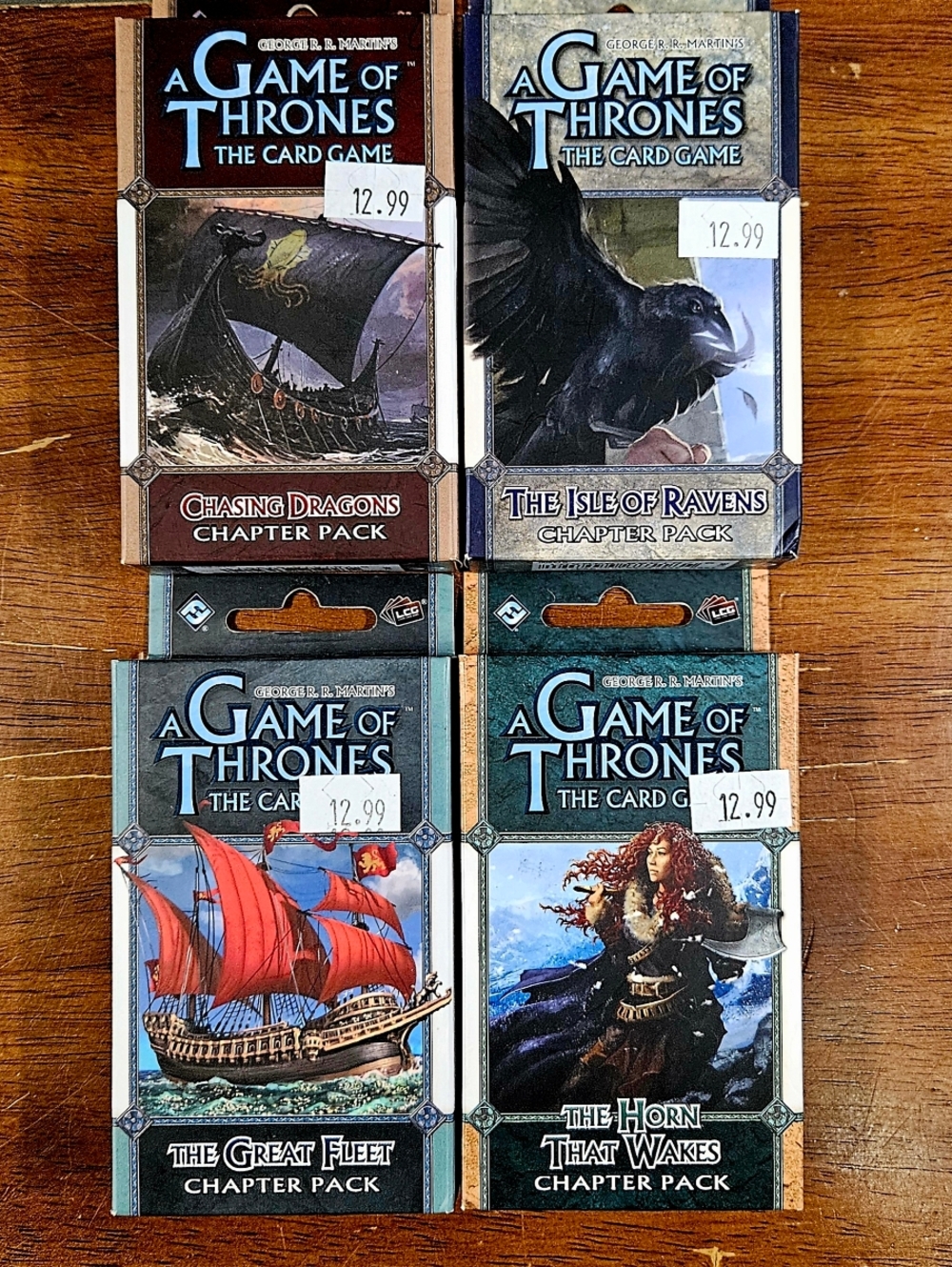 A Game Of Thrones Card Games 4 Decks Chapter Packs